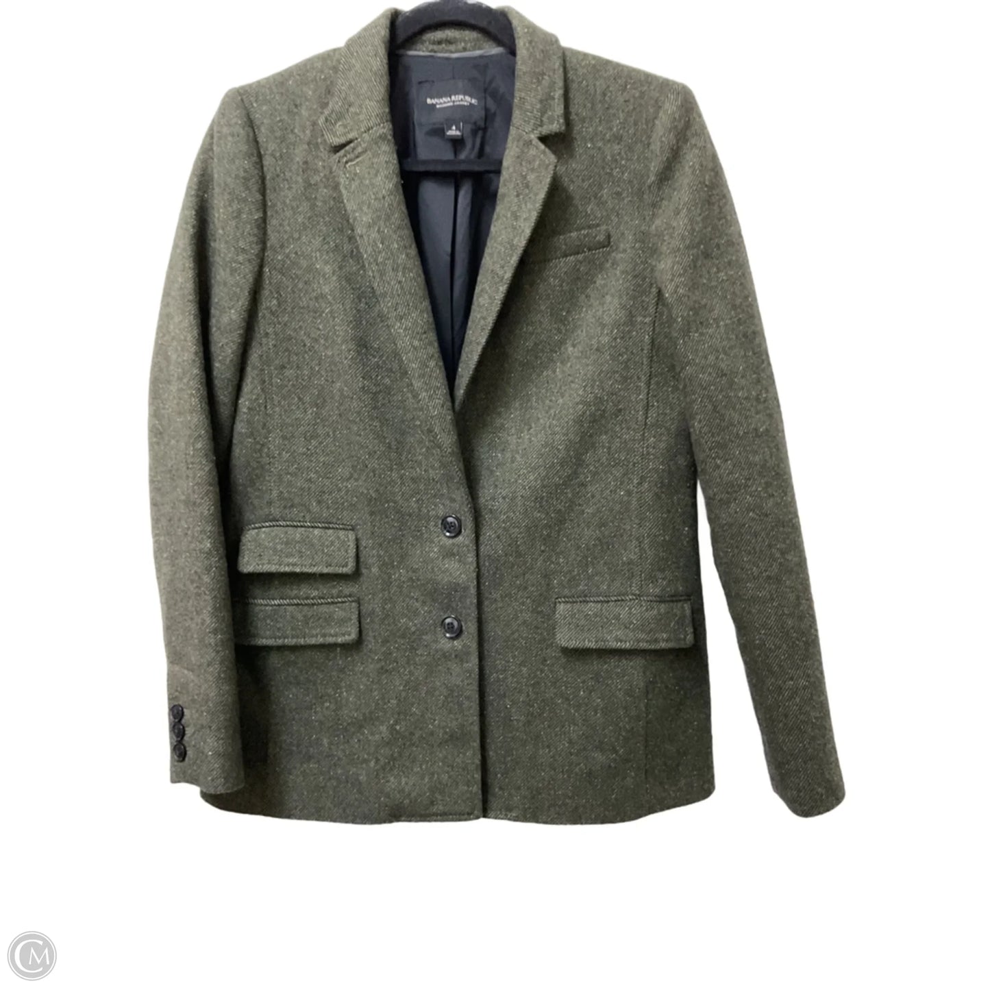 Blazer By Banana Republic In Green, Size: 4