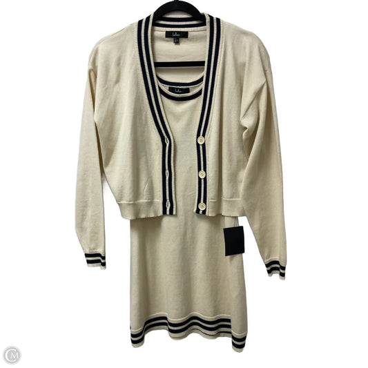 Dress Set 2pc By Lulus In Blue & Cream, Size: S