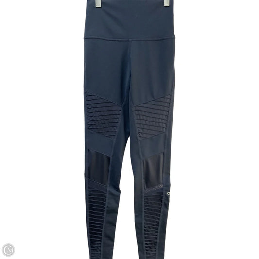Athletic Leggings By Alo In Navy, Size: Xs
