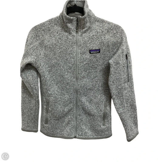 Jacket Fleece By Patagonia In Grey, Size: Xs