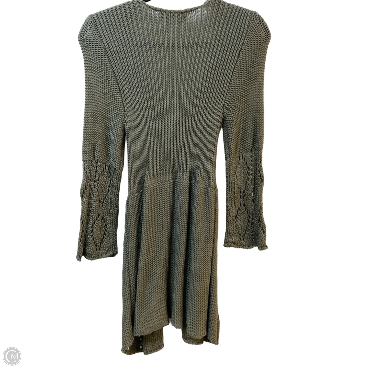 Sweater Cardigan By Cmb In Green, Size: S