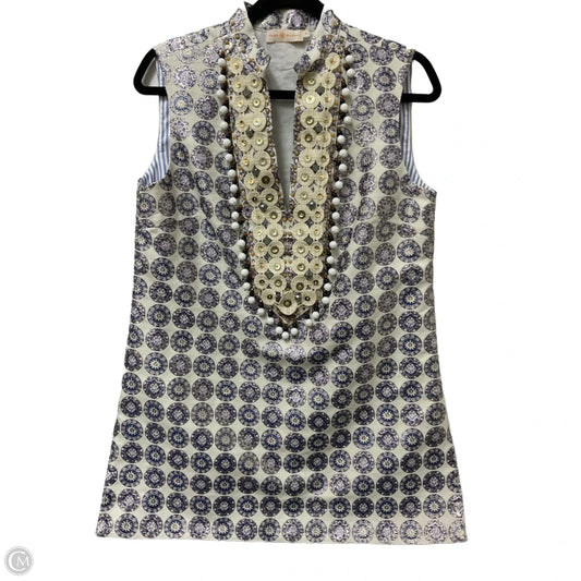 Dress Designer By Tory Burch In Geometric Pattern, Size: 10