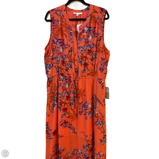 Dress Casual Maxi By Dr2 In Orange, Size: Xl