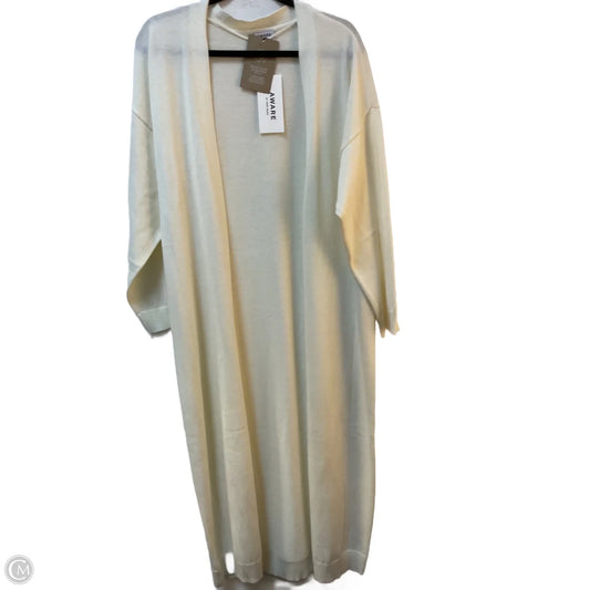 Sweater Cardigan By Vero Moda In Cream, Size: L