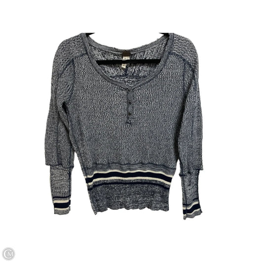Sweater By We The Free In Blue & Cream, Size: M