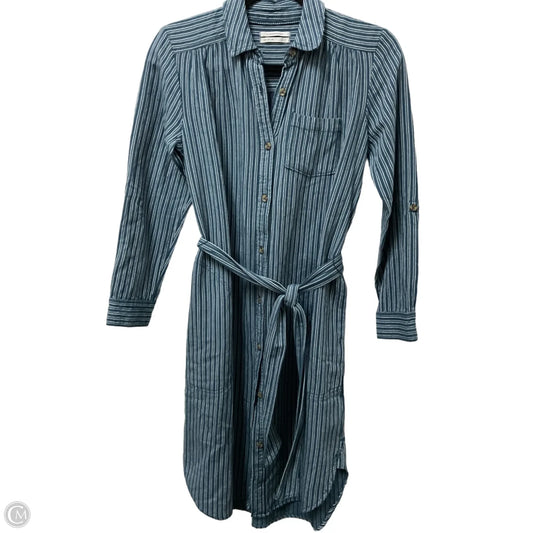 Dress Casual Midi By Anthropologie In Teal, Size: Xsp