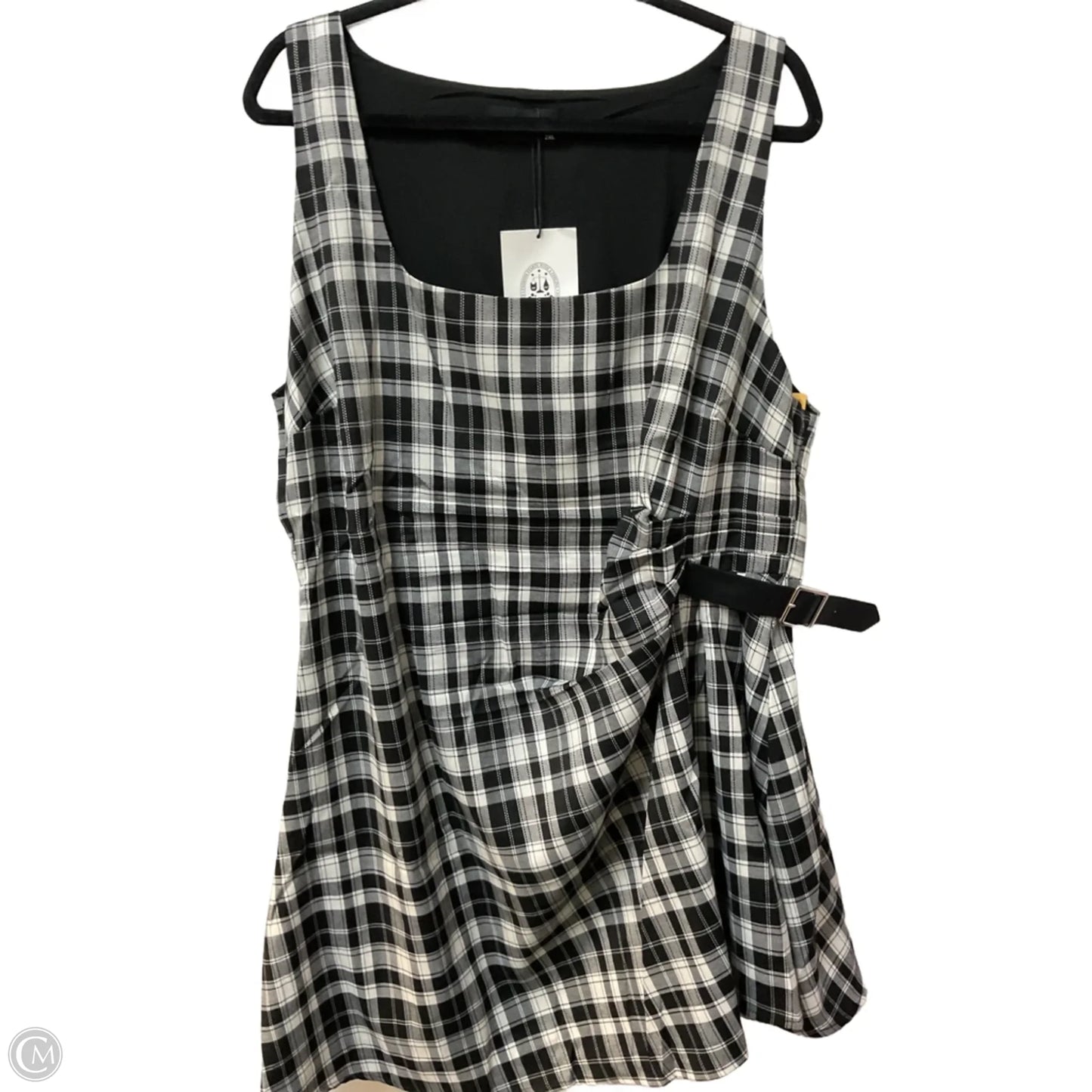 Dress Party Short By Cider In Plaid Pattern, Size: 2x