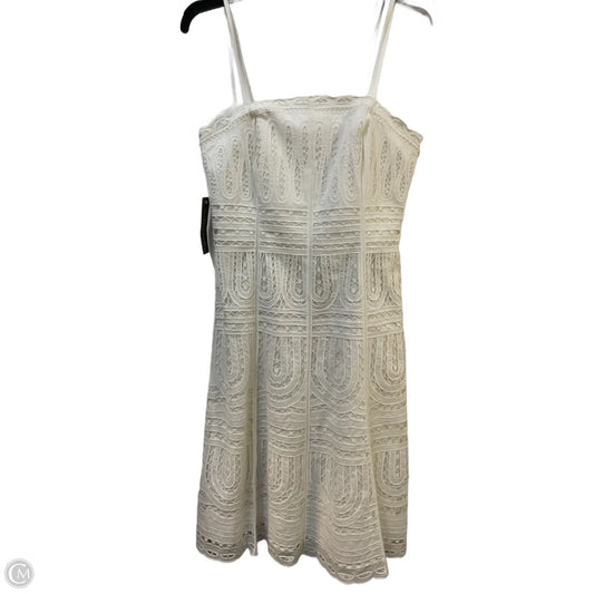 Dress Party Short By Ann Taylor In White, Size: 4