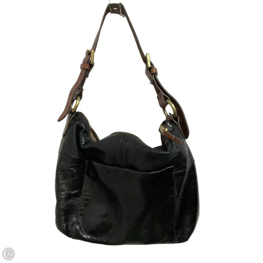 Handbag Leather By Hobo Intl, Size: Medium