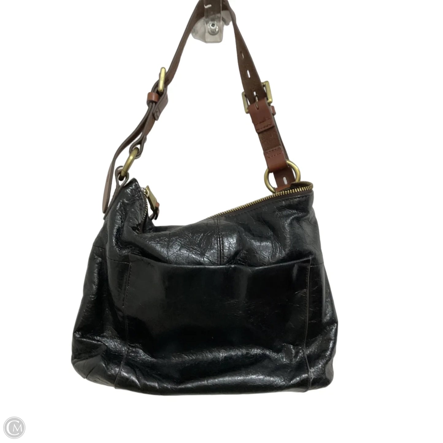 Handbag Leather By Hobo Intl, Size: Medium