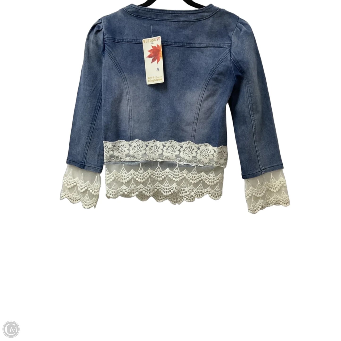 Jacket Denim By Cme In Blue Denim, Size: M