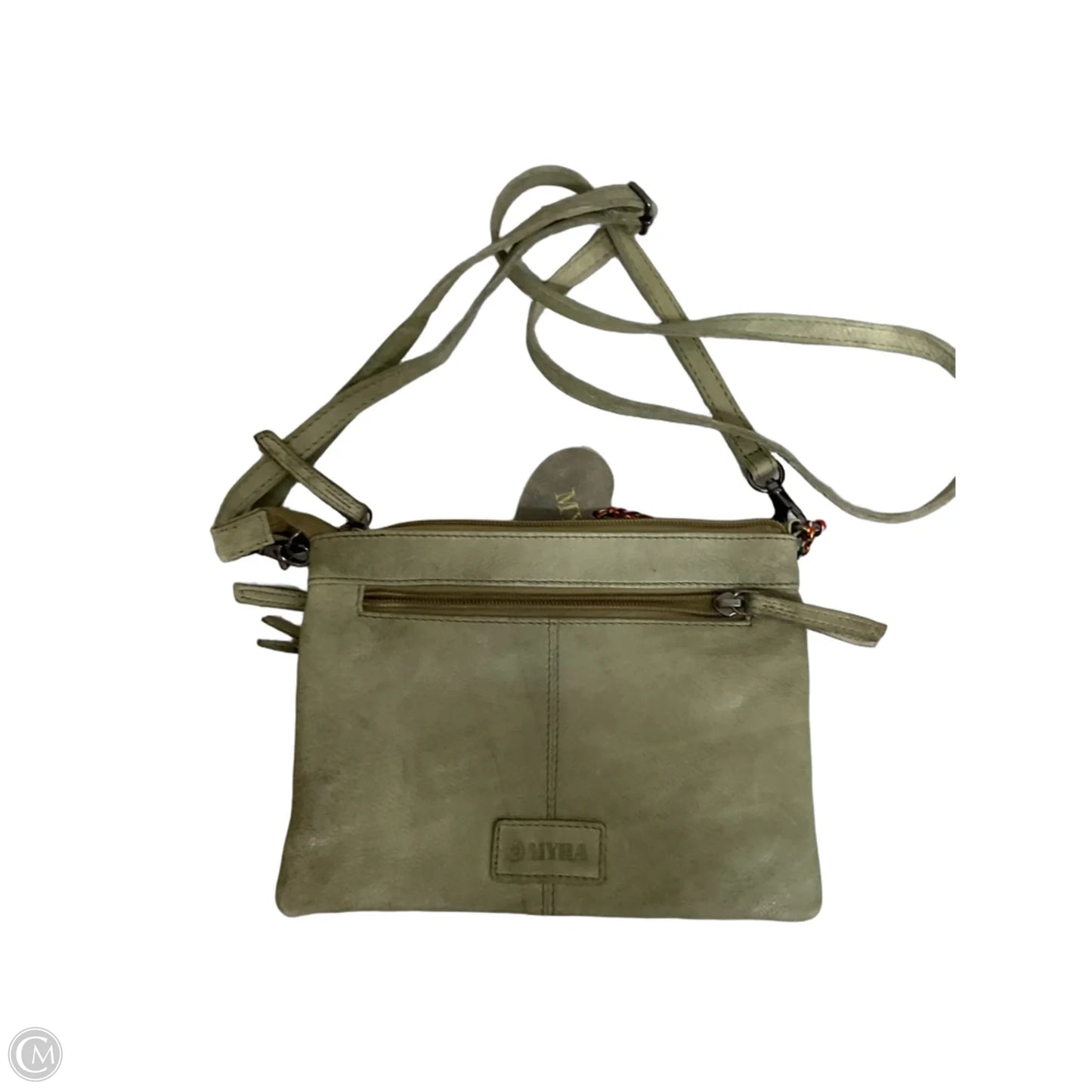 Crossbody Leather By Myra, Size: Medium