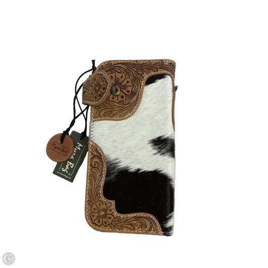 Wallet Leather By Myra, Size: Large