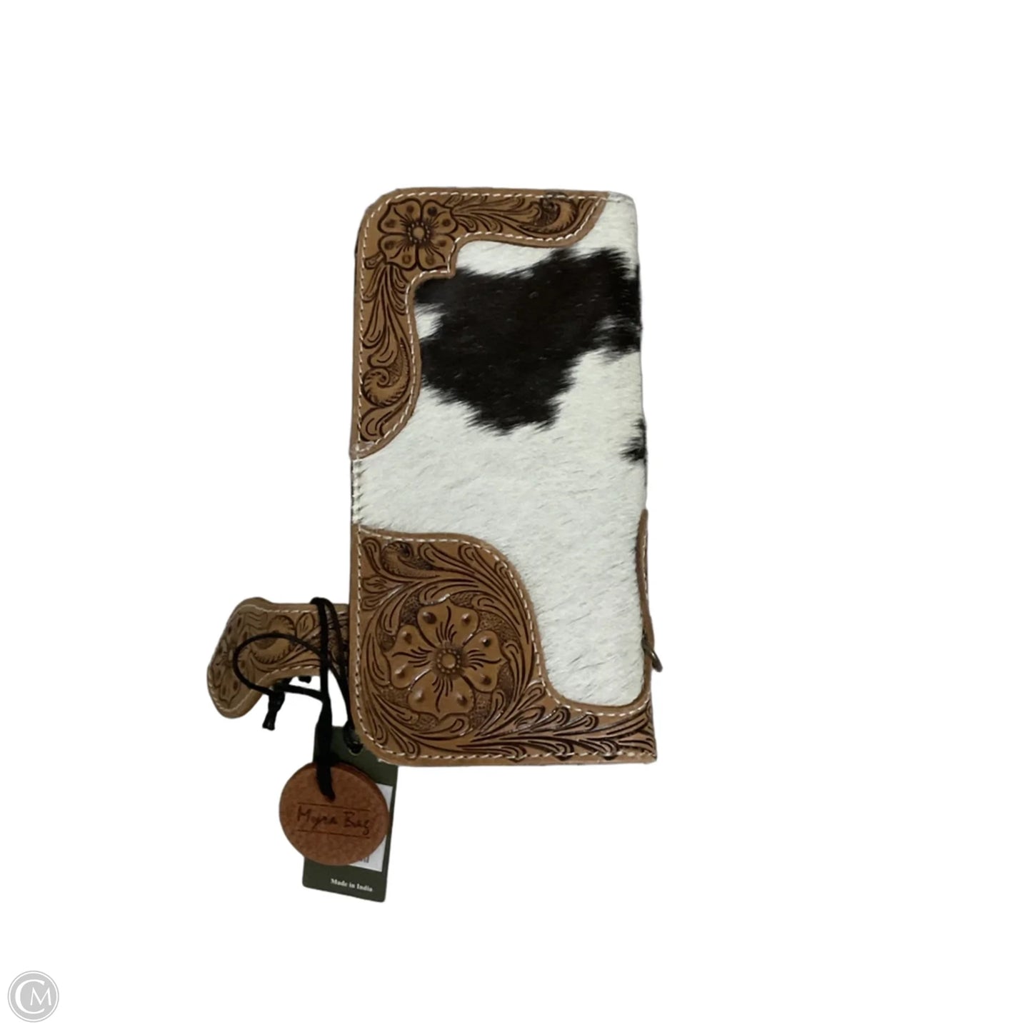 Wallet Leather By Myra, Size: Large