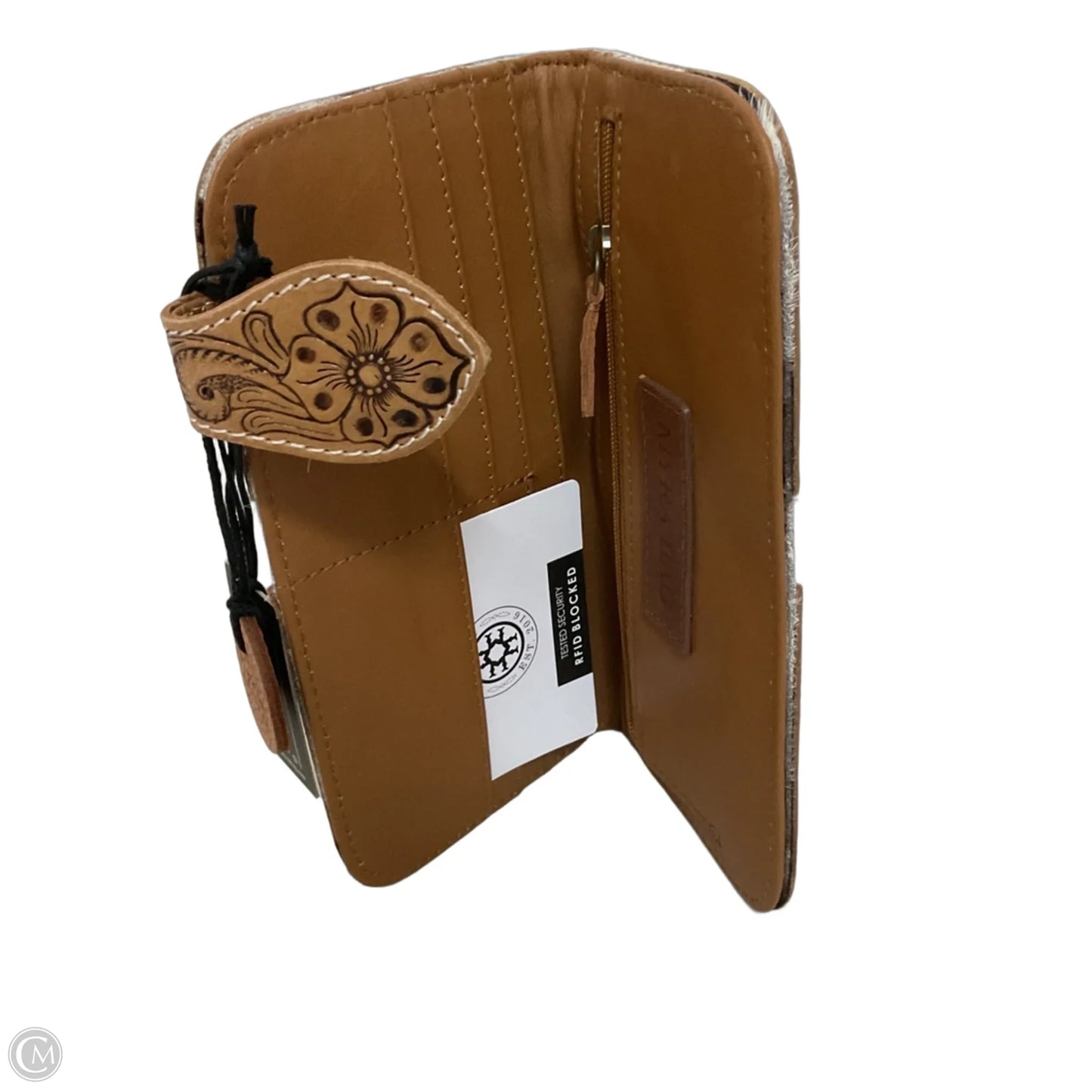 Wallet Leather By Myra, Size: Large