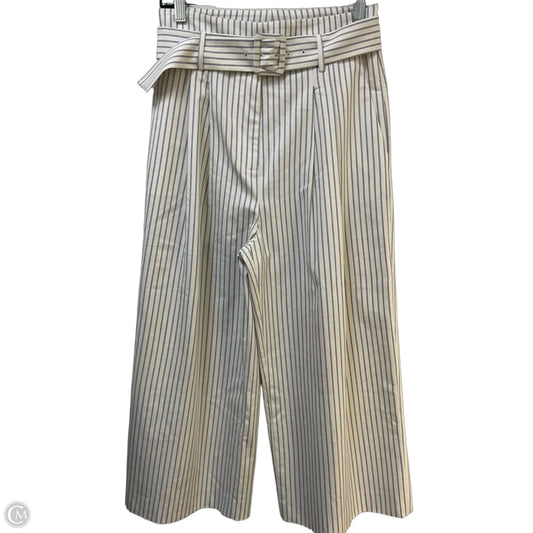 Pants Wide Leg By Antonio Melani In Blue & White, Size: 4