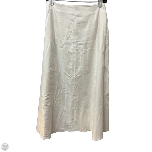 Skirt Maxi By Banana Republic In White, Size: 2