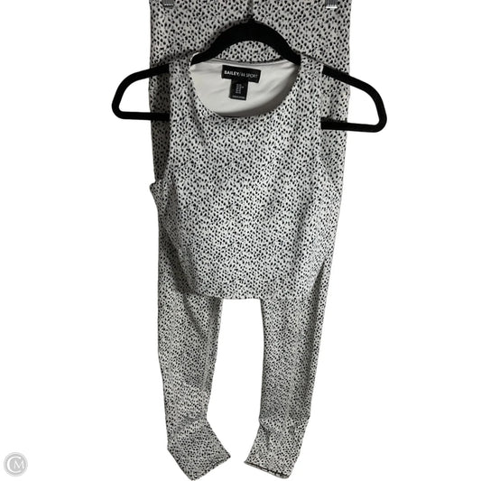 Athletic Pants 2pc By Bailey 44 In Black & Grey, Size: Xs