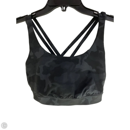 Athletic Bra By Lululemon In Camouflage Print, Size: M