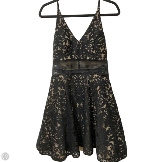 Dress Designer By Xscape In Black & Tan, Size: M