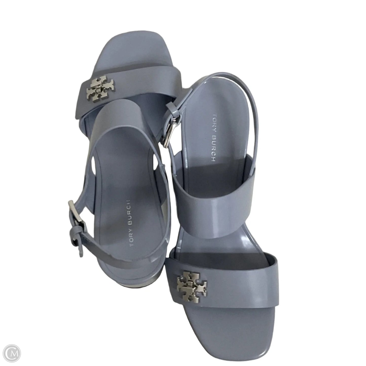 Sandals Designer By Tory Burch In Blue, Size: 7