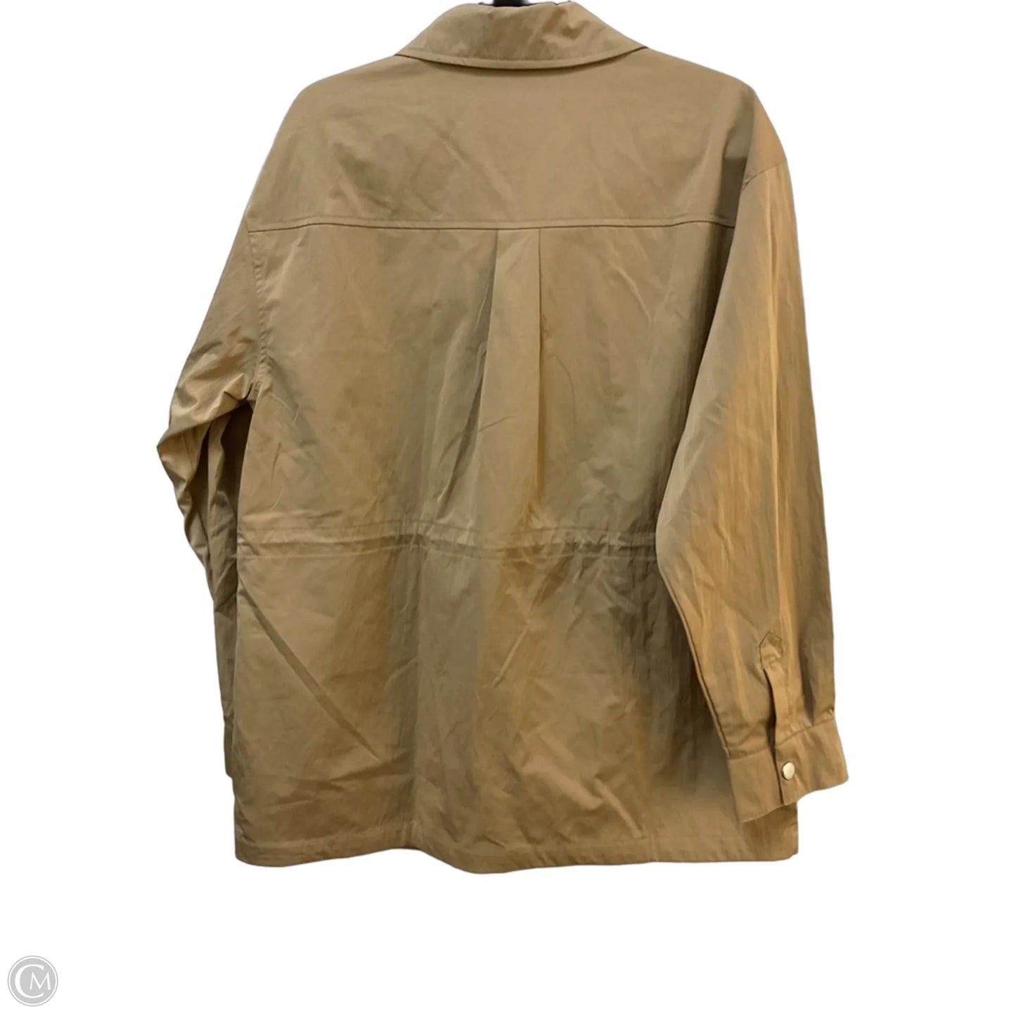 Jacket Shirt By Loft In Beige, Size: M