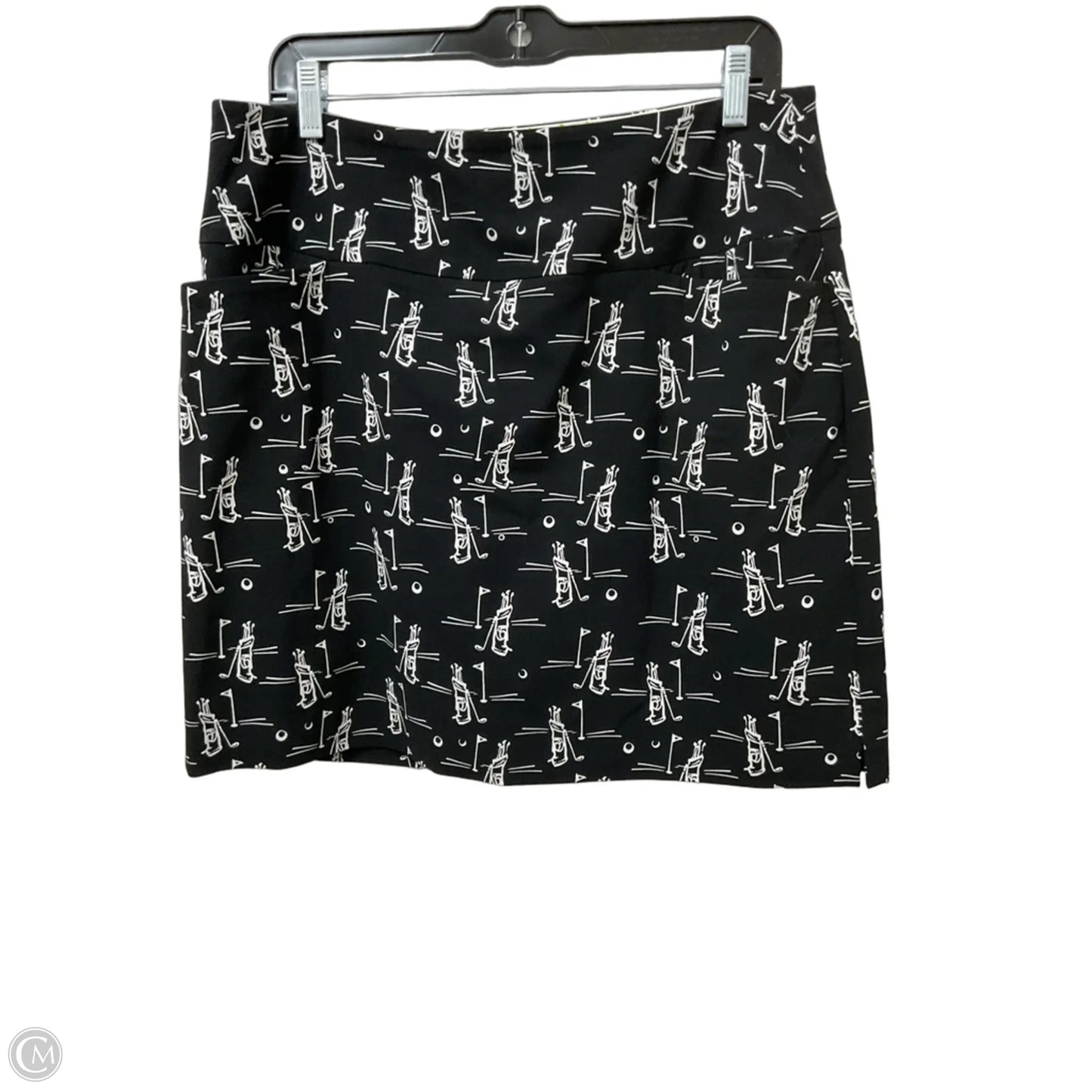 Athletic Skort By Cmb In Black & White, Size: 14