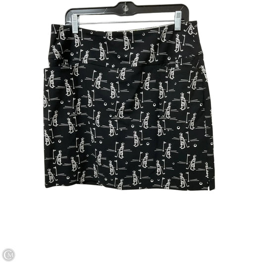 Athletic Skort By Cmb In Black & White, Size: 14