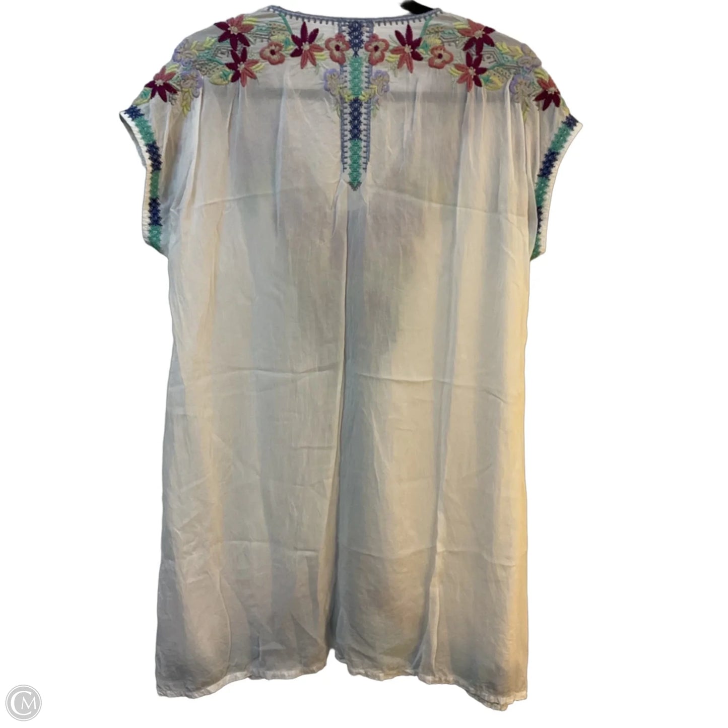 Dress Party Short By Johnny Was In White, Size: M