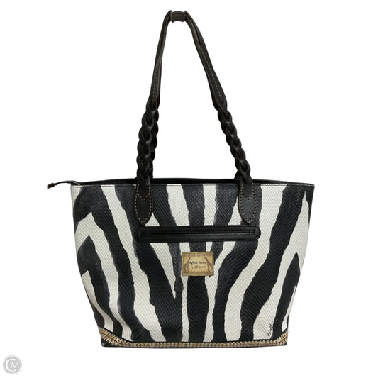 Handbag Leather By Brighton, Size: Large