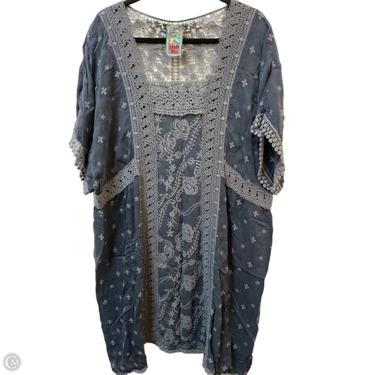 Dress Party Midi By Johnny Was In Grey, Size: Xl