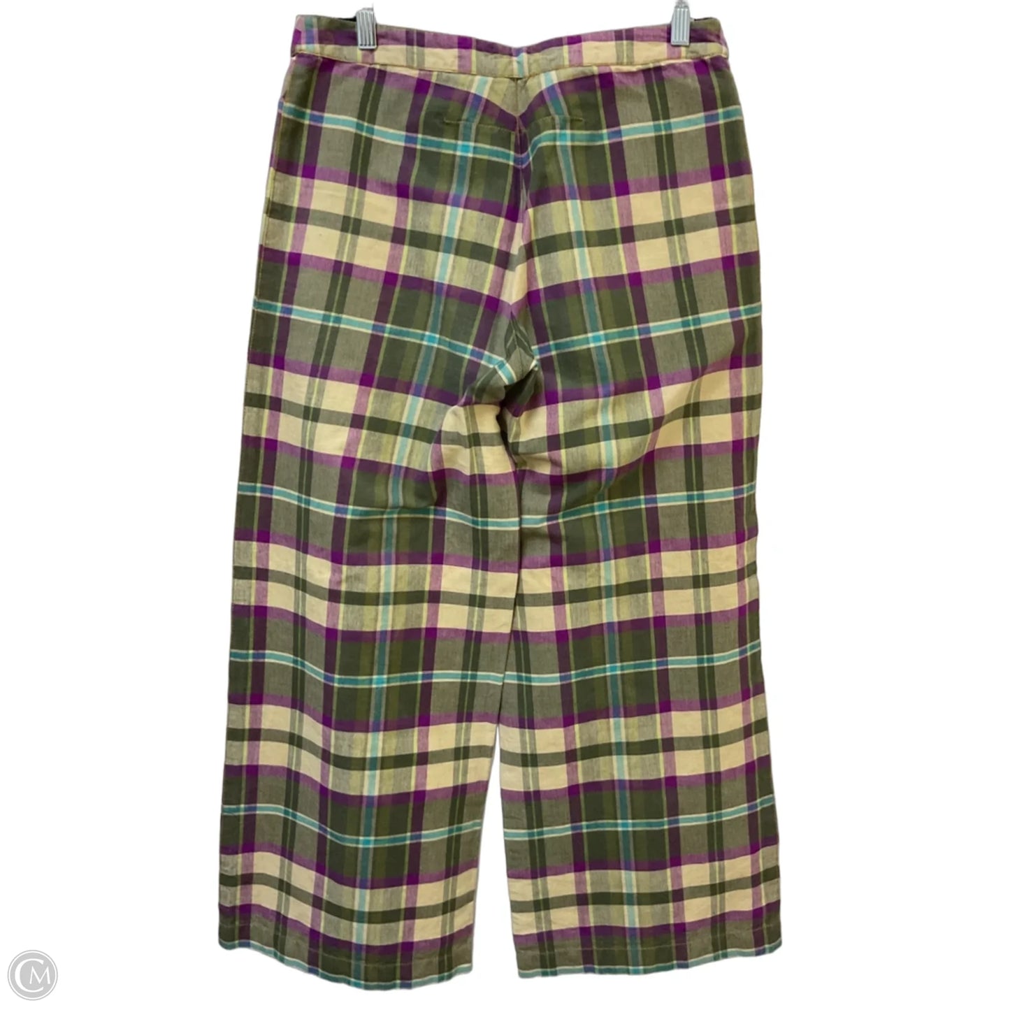 Pants Wide Leg By Oilily In Plaid Pattern, Size: 6