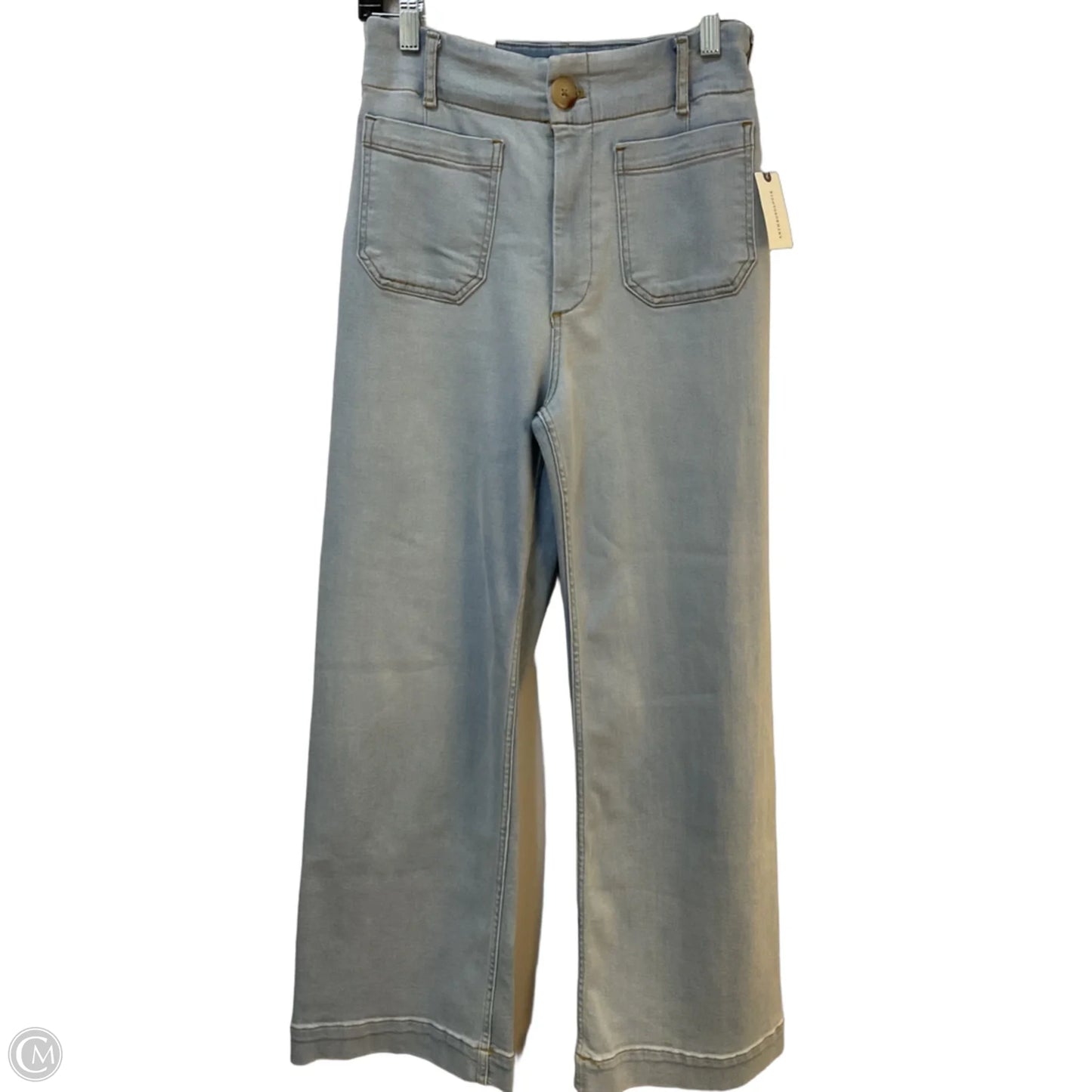 Jeans Wide Leg By Maeve In Blue Denim, Size: 6
