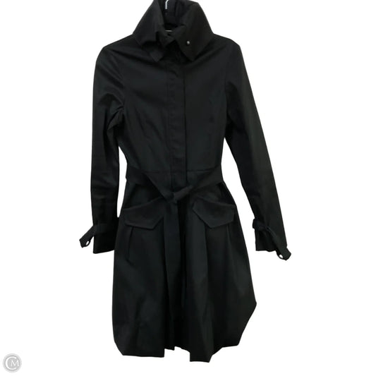 Coat Trench Coat By Joseph Ribkoff In Black, Size: M