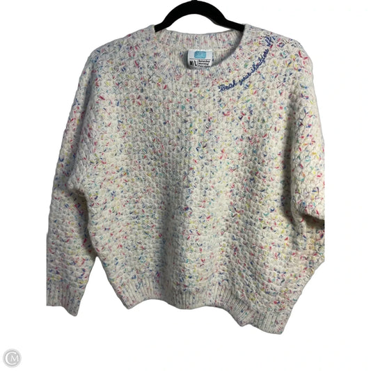 Sweater By Clothes Mentor In Multi-colored, Size: M