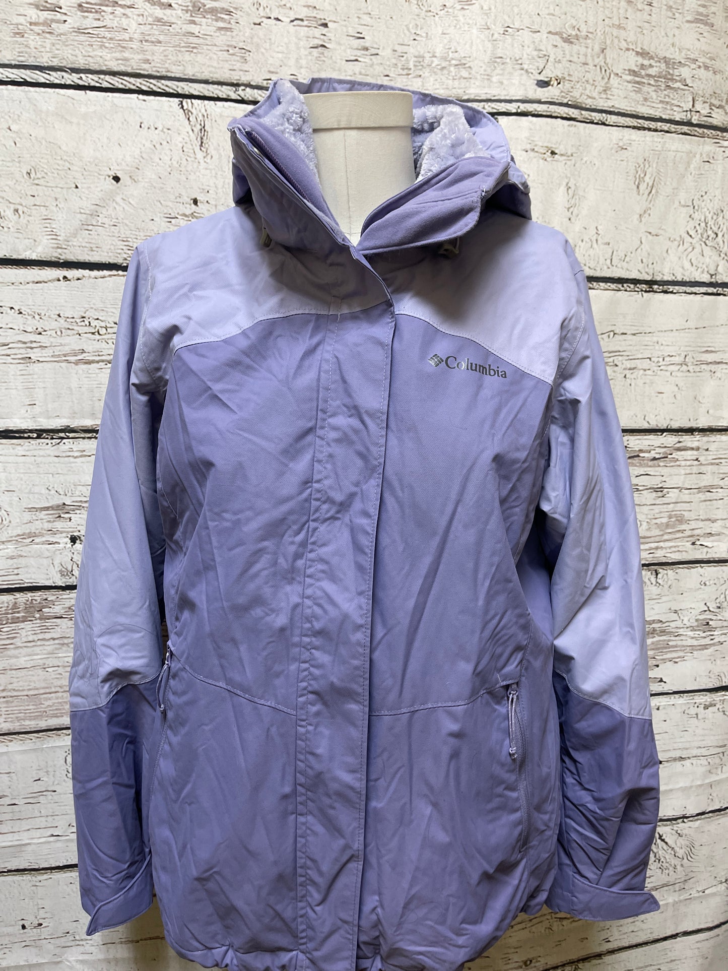 Coat Parka By Columbia In Purple, Size: M