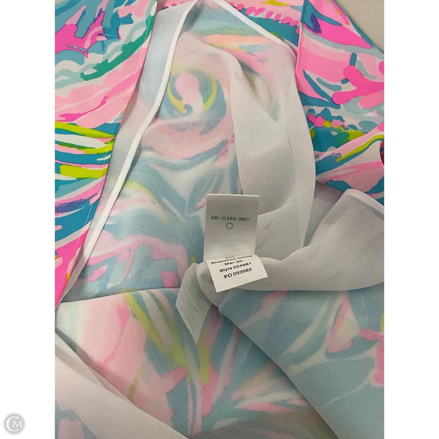 Top Sleeveless Designer By Lilly Pulitzer In Tropical Print, Size: M