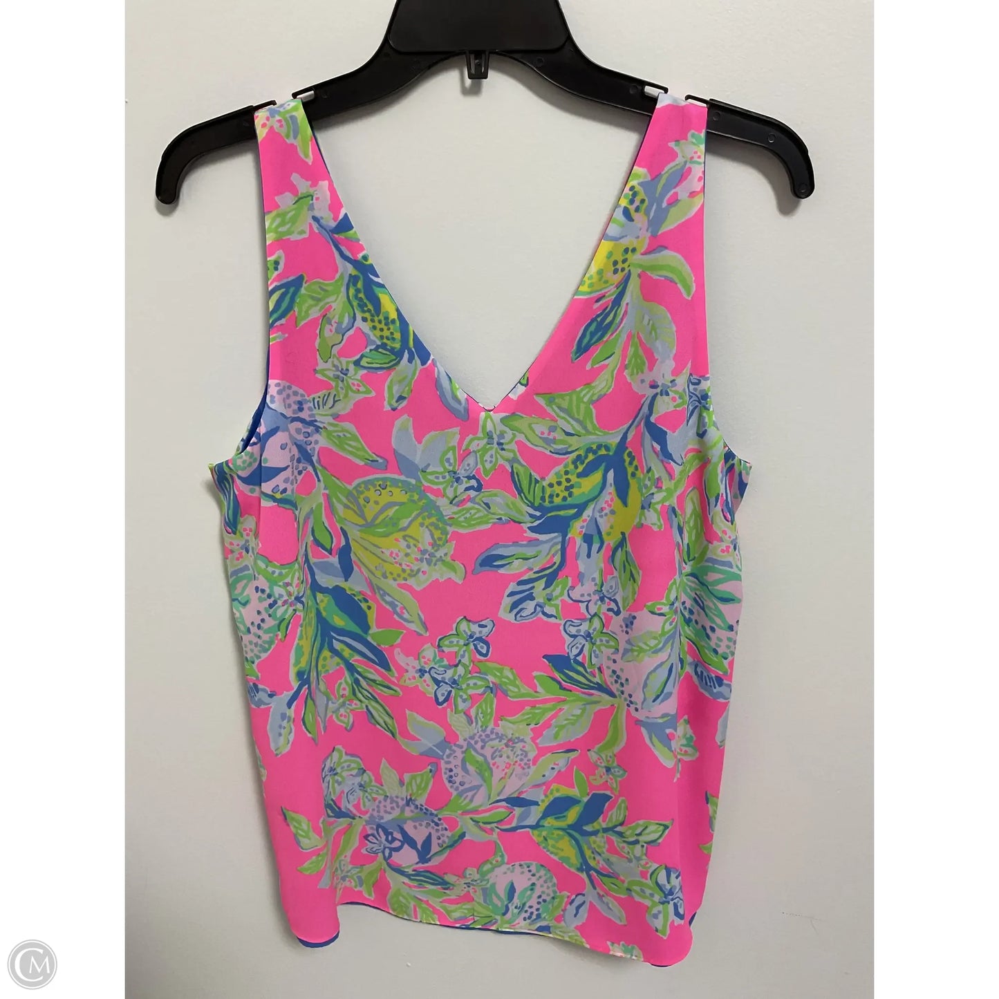 Top Sleeveless Designer By Lilly Pulitzer In Tropical Print, Size: M