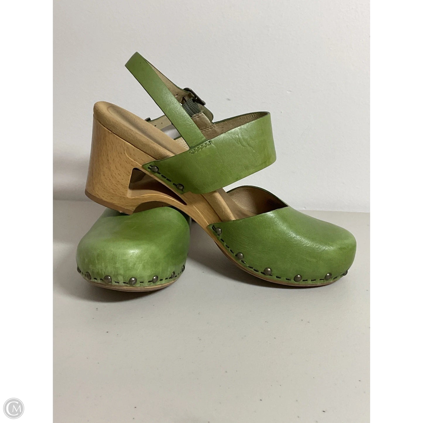 Shoes Heels Platform By Dansko In Green, Size: 8.5