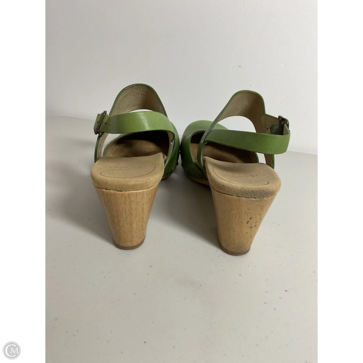 Shoes Heels Platform By Dansko In Green, Size: 8.5