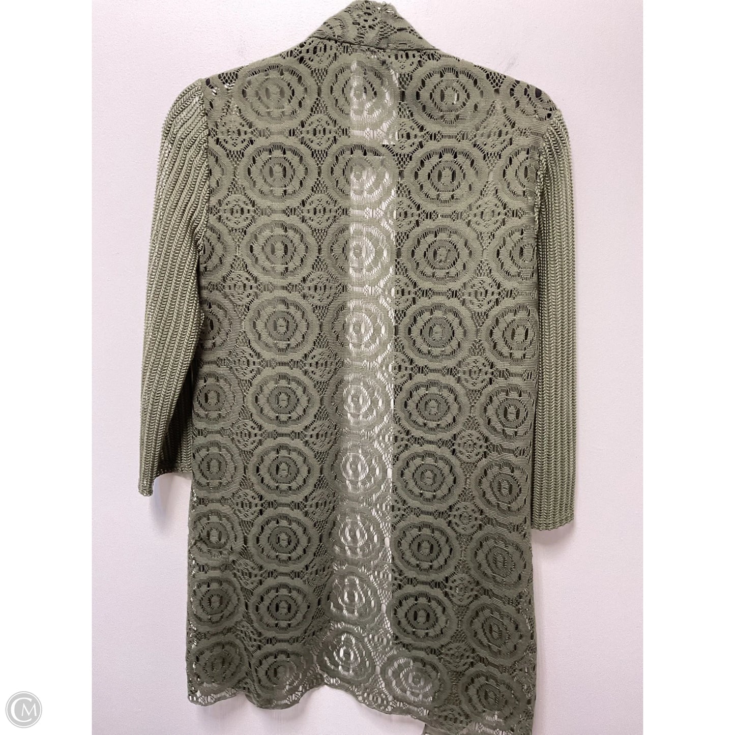 Cardigan By Chicos In Green, Size: S