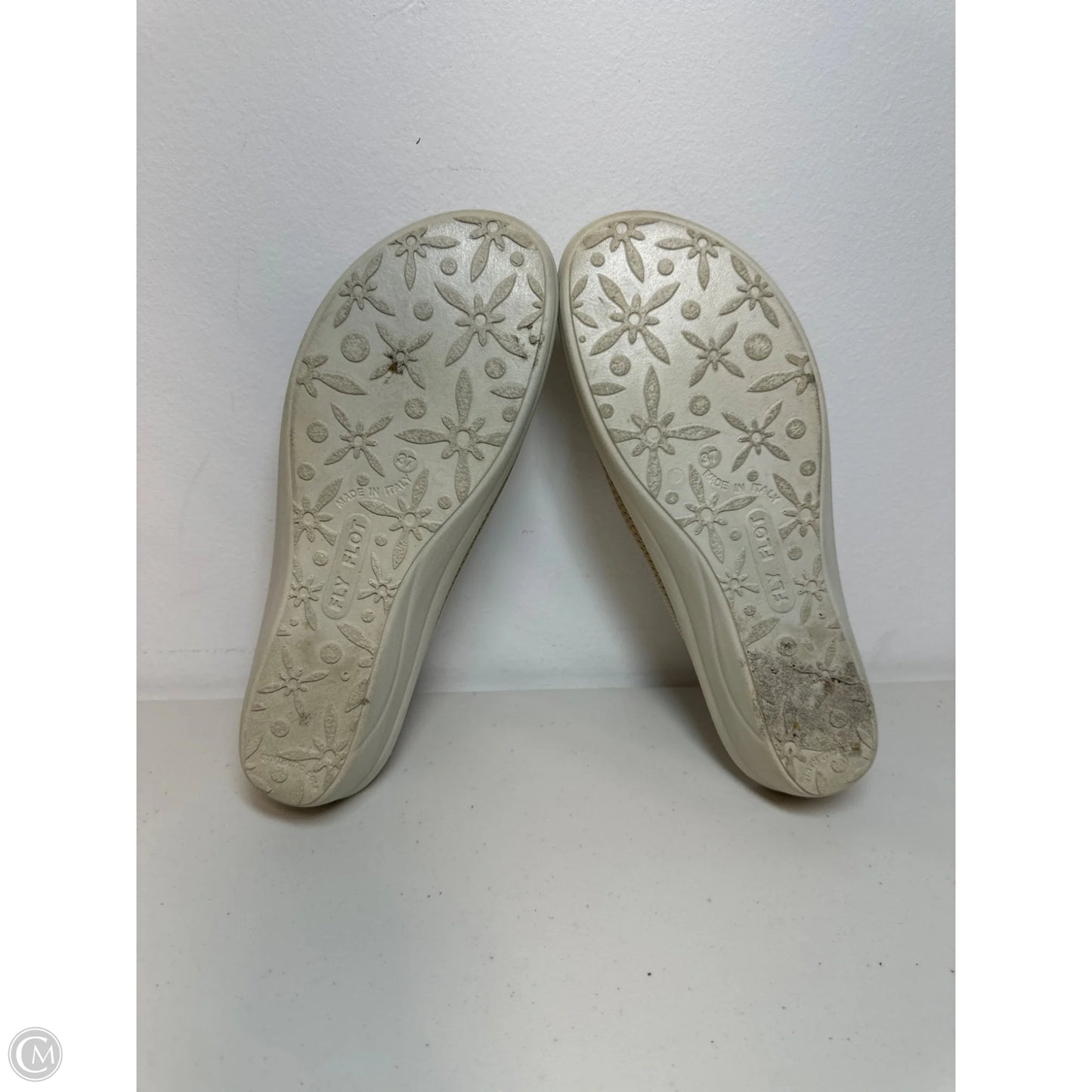 Sandals Heels Wedge By Cmb In Tan, Size: 6.5
