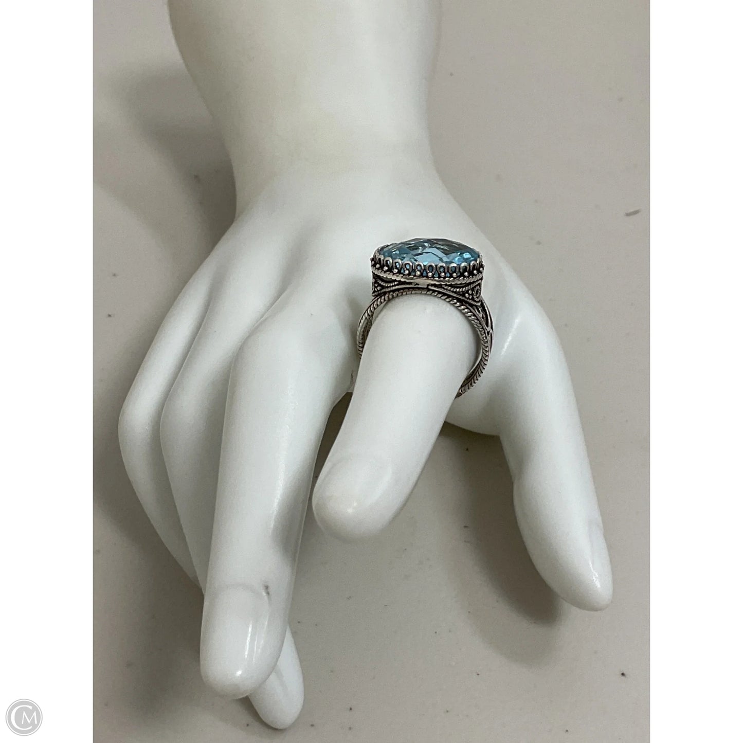 Ring Sterling Silver By Cmb, Size: 9