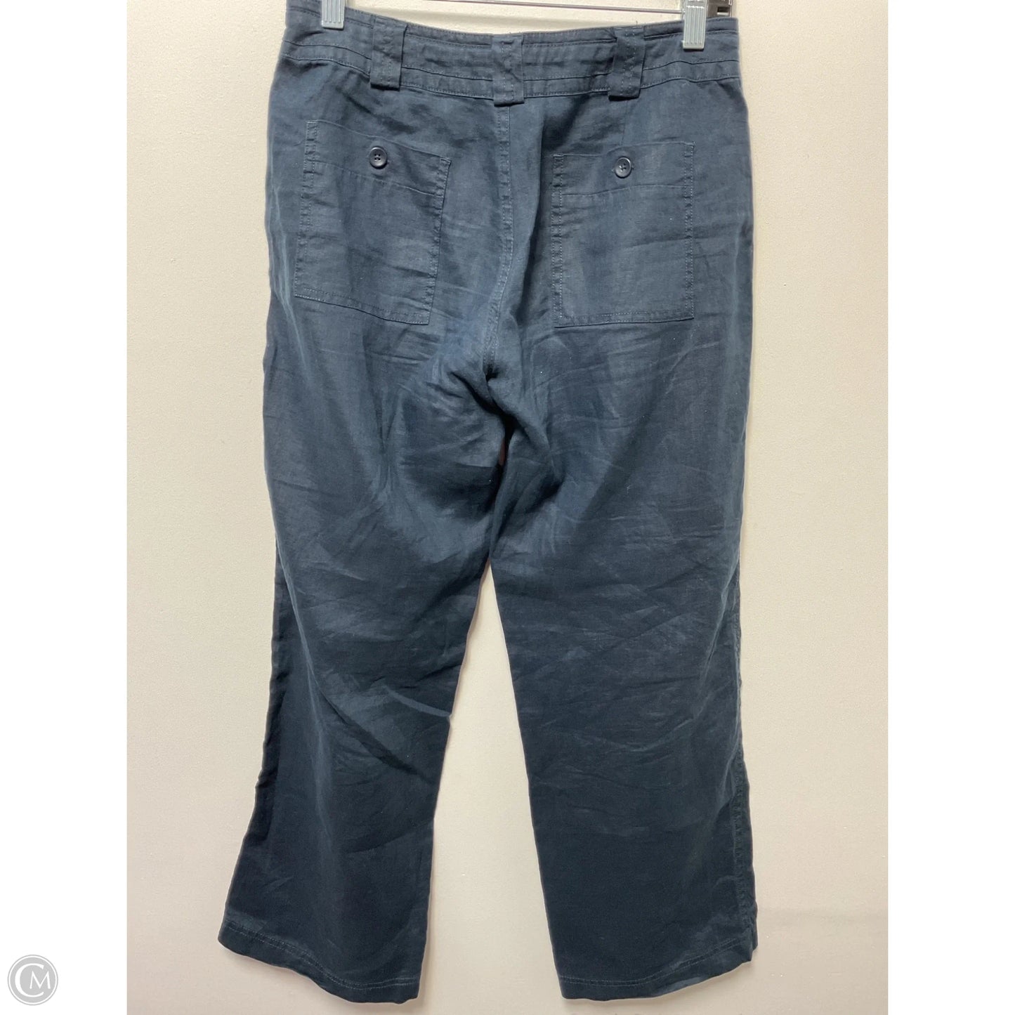 Pants Linen By Johnny Was In Navy, Size: Xs