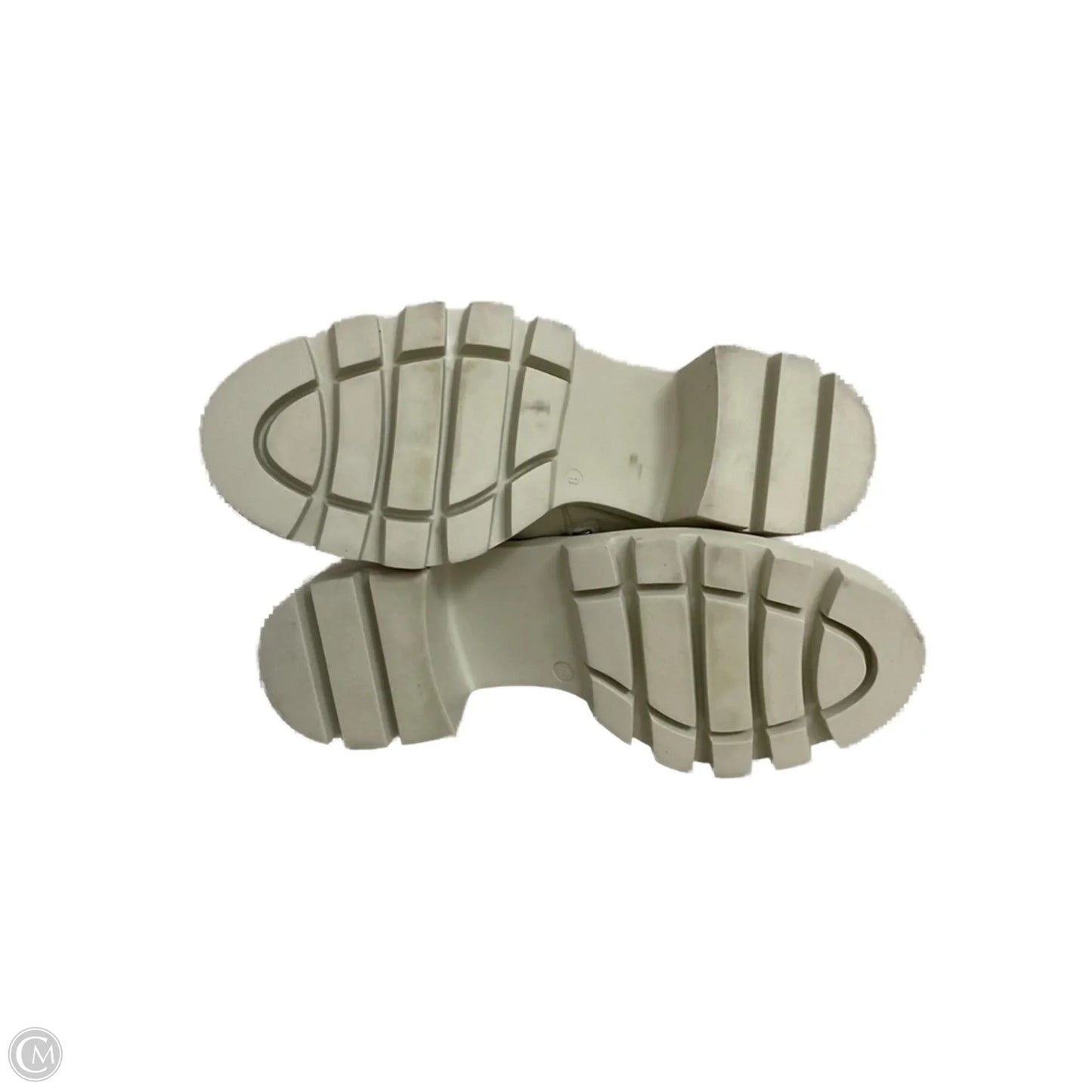 Boots Ankle Heels By Cmb In Cream, Size: 8