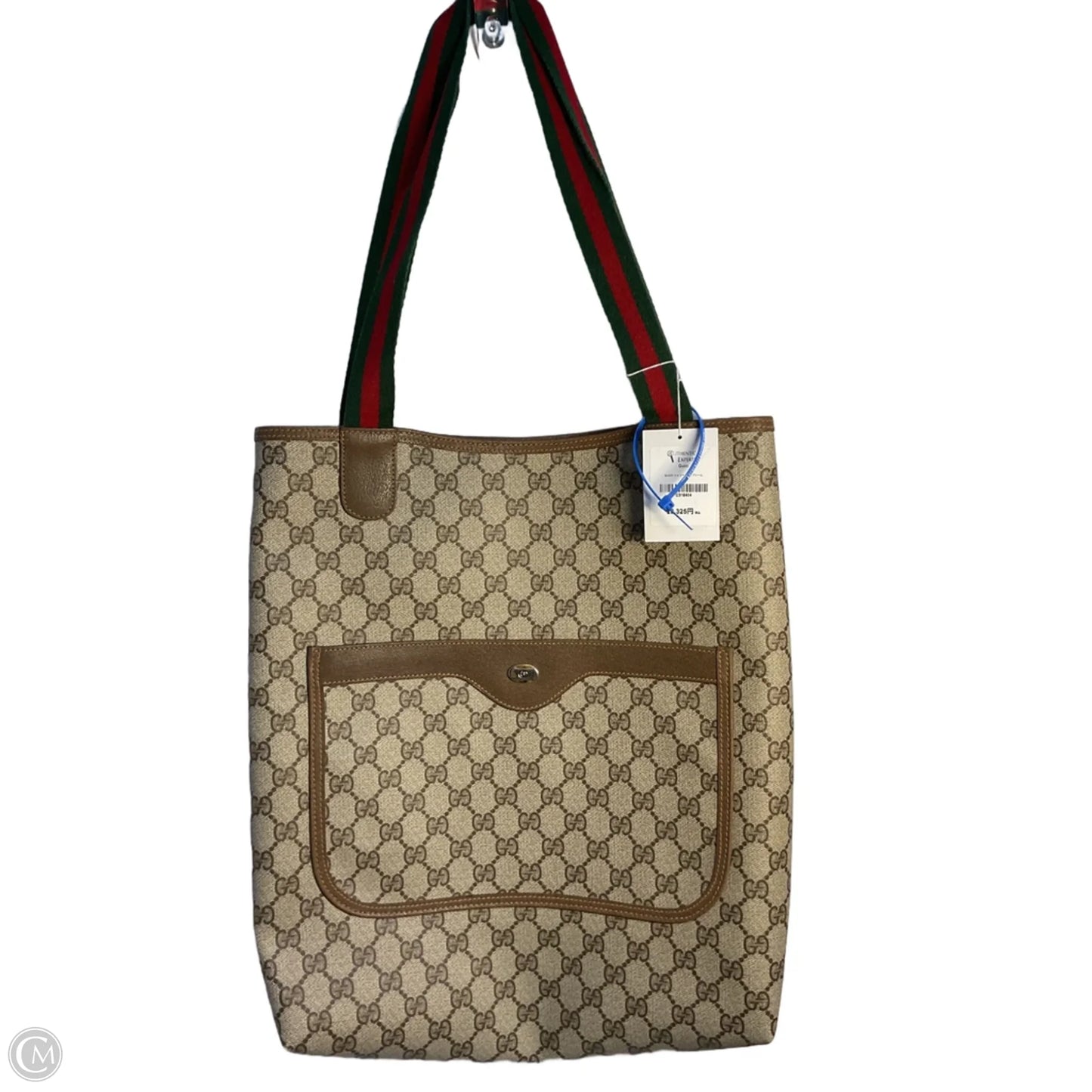 Tote Luxury Designer By Gucci, Size: Large