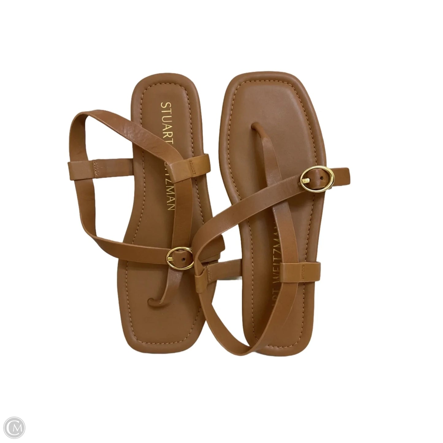 Sandals Designer By Stuart Weitzman In Tan, Size: 8