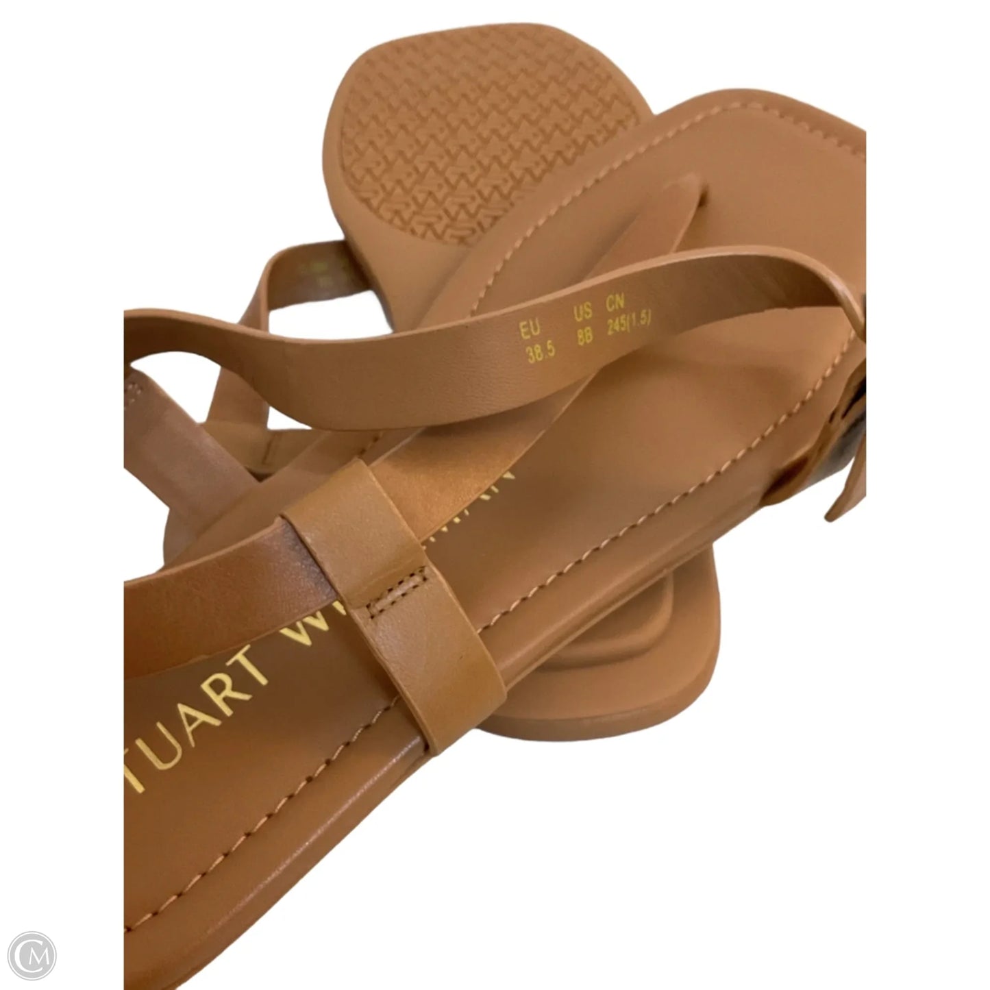 Sandals Designer By Stuart Weitzman In Tan, Size: 8