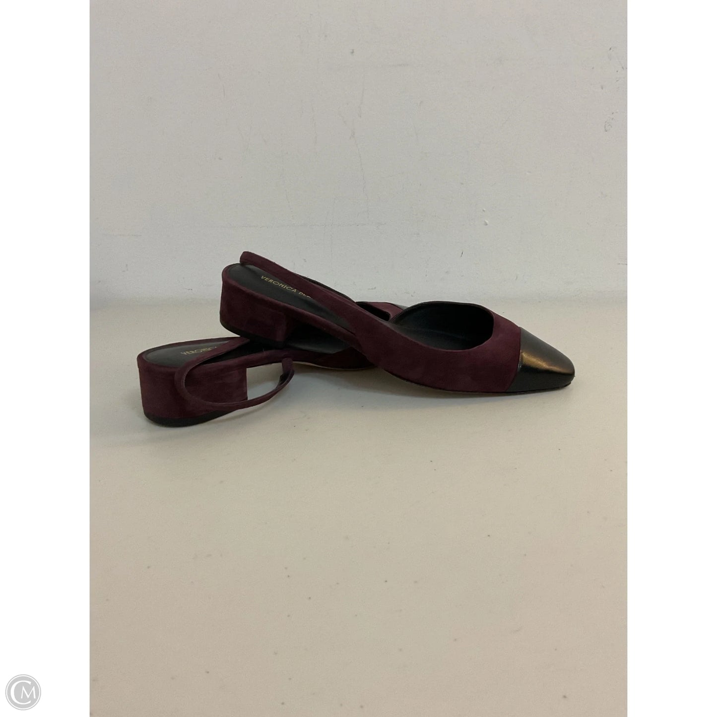 Shoes Heels Block By Veronica Beard In Maroon, Size: 8