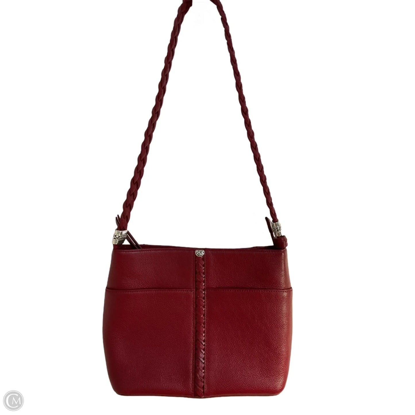 Handbag Leather By Brighton, Size: Medium